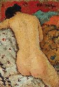 Nicolae Tonitza Nud i iatac, ulei pe carton, USA oil painting artist